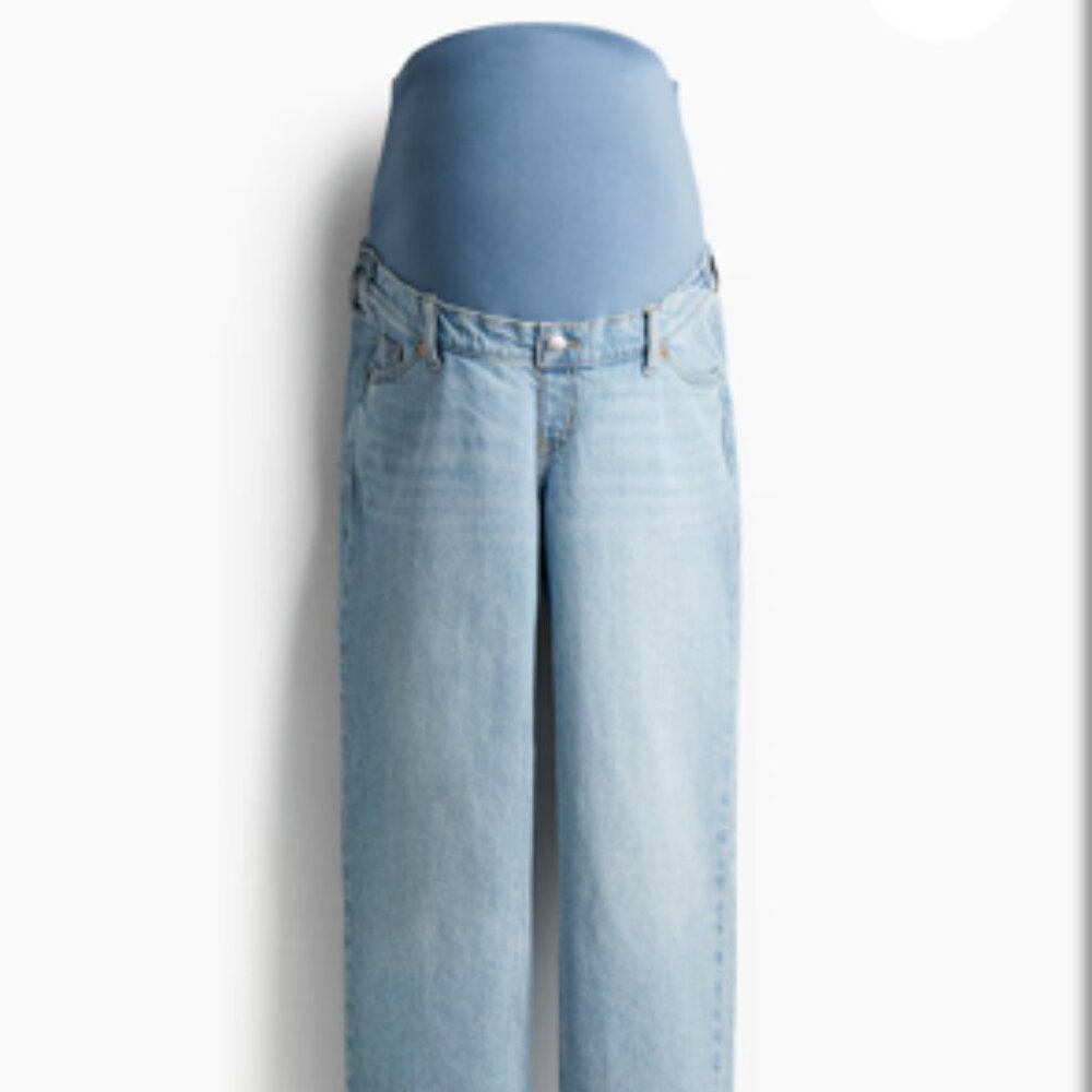 H&M MAMA Straight Ankle Jeans